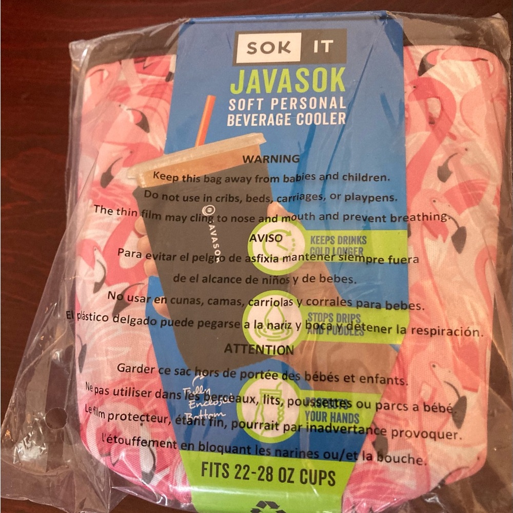 JAVASOK by SOK IT Soft Personal Beverage Cooler Size M